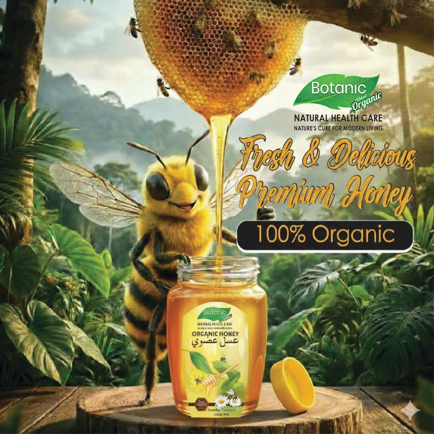 Natural Pure Honey 500g