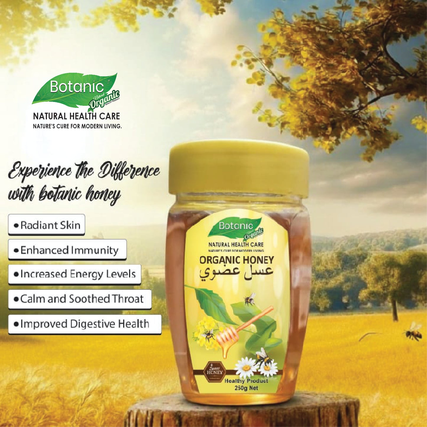 Natural Pure Honey 500g
